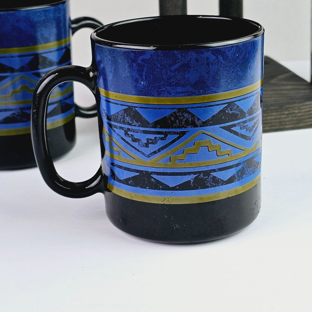Yucatan by Arcoroc France Coffee Tea Hot Drink Mug, Set of 4 - Picture 3 of 7